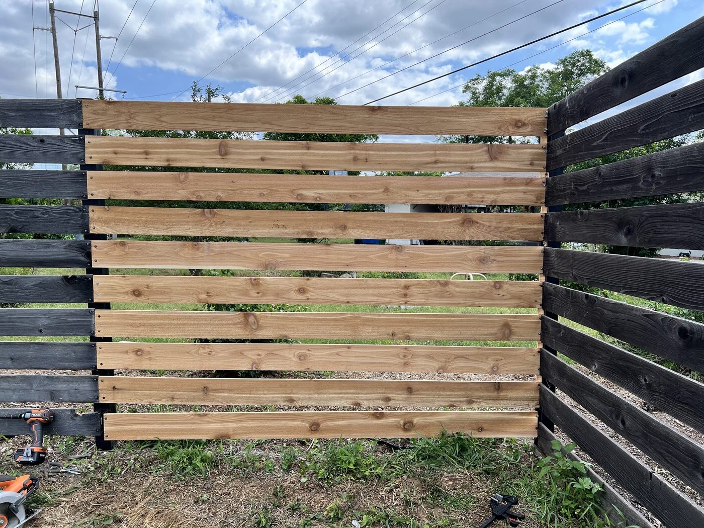 Fence storm repair